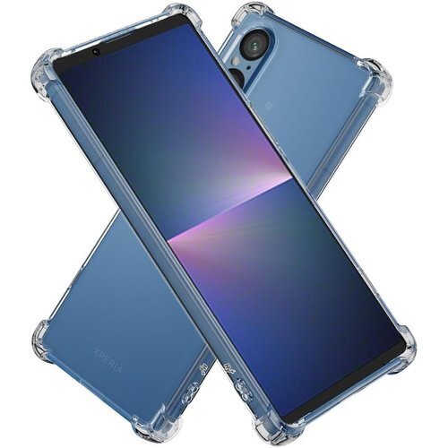 Hy+ Xperia5 V 耐衝撃 ケース SO-53 MIL規格 クリア 衝撃吸収ポケット内蔵 TPU ケース 126
