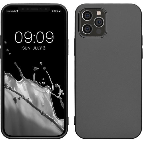 kwmobile スマホケース Apple iPhon ォン カバー TPU保護 メタリック メタリック グレー 150