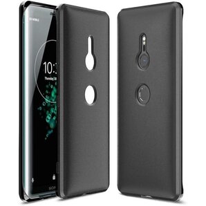 Xperia XZ3 ケース ソニー SO-01L ケ フト AIサイドセンス機能対応 TPU マット ブラック 22