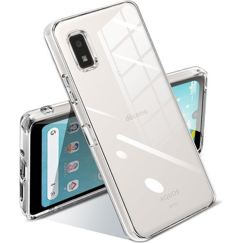 AQUOS wish3 ケース クリア 耐衝撃 SH- 指紋防止 軽量 TPU ソフトケース 保護カバー 全透明 172