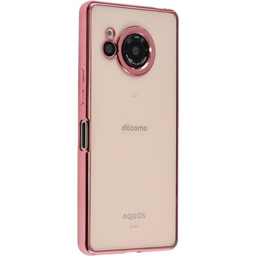 AQUOS R8 ケース TPU color アクオス H52D ピンクゴールド 携帯ケース A943AR8PG 183