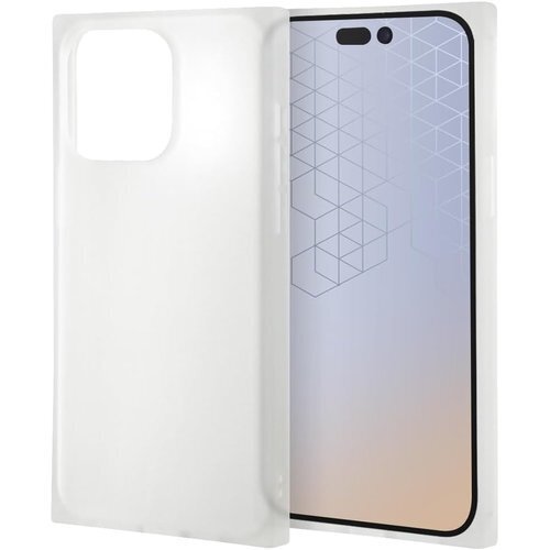 イングレム iPhone 15 Pro Max ケース 耐衝撃 ソフトケース KAKU マット/クリア 189