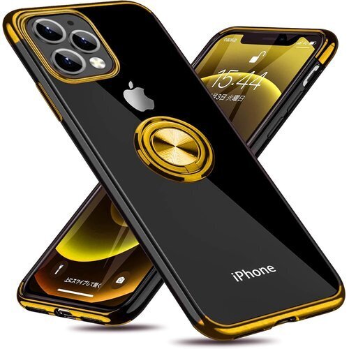 iPhone 12 Pro Max 用 ケース リング 保護カバー アイフォン用 ケース 金 W-YX-5-03 93