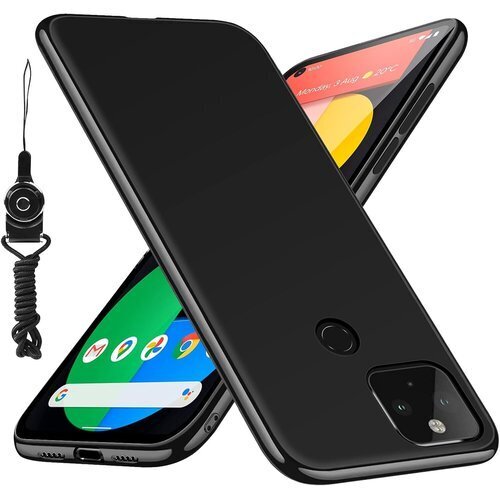Google Pixel 4A 5G ケース シリコン レンズ保護 滑り止め 柔軟性 擦り傷防止N410-01 115