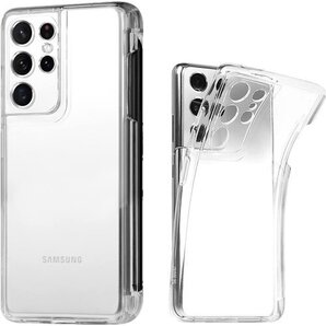 S21 ultra sペン ケース Galaxy S2 パーケース 保護カバー 薄型 軽量 透明 TPU クリア 126