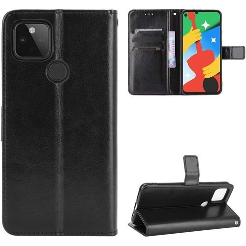 For Google Pixel 4a 5G ケース gle Pixel 4a 5G 手帳型 ケース ブラック 193