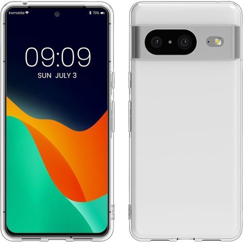 kwmobile Google Pixel 8対応 ケ ス - クリア TPUケース スリム 保護 耐衝撃 透明 202