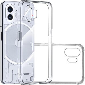 For Nothing Phone 2 ケース TPU カバー 全面保護 擦り傷防止 指紋防止 落下防止 クリア 204