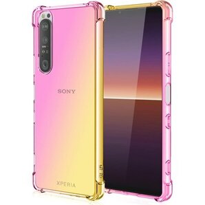 SONY Xperia 5 III ケース クリア 耐 ク/ゴールド RP93-JB-XP5-III-FJ-01 272