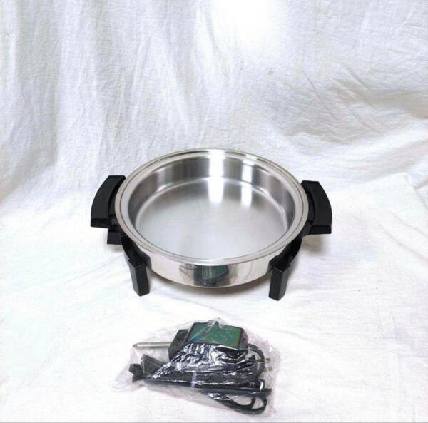 ロイヤルクイーン 電気フライパン LIQUID CORE 中古品 蓋無し@