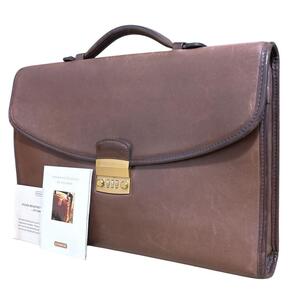 COACH オールドコーチ 5358 ビジネスバッグ ブリーフケース 書類鞄 A4サイズ対応 ブラウン 茶色 メンズ 紳士用