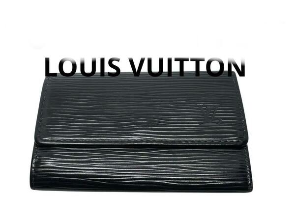 LOUIS VUITTON ルイヴィトン エピ 6連 キーケース ミュルティクレ6 ノワール M63812 黒 ブラック レザー メンズ レディース