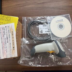 送料込 symbol LS2208 SR20001R ガンタイプ USB レーザー式バーコードリーダー未使用