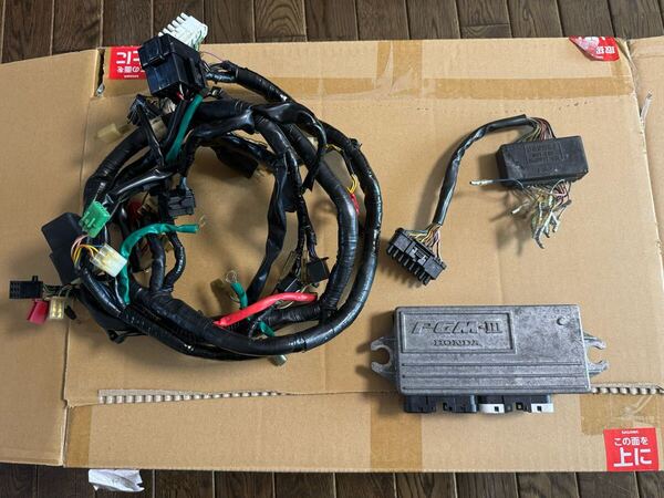 実働車 取り外し品 希少 NSR250 R MC21 HRC PGM 3 CI605A SP ハーネス ユニット ロスマンズ レーサー メイン ハーネス