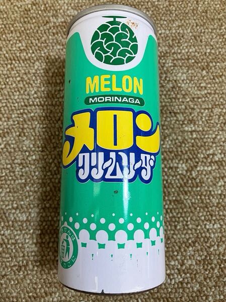 J129-⑪☆送料無料☆希少 未開封 1985年 メロンクリームソーダ MELON MORINAGA 250ml 缶 森永製菓株式会社MFPA 当時物 昭和レトロ