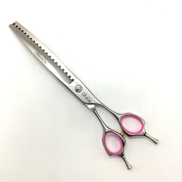 【シルバーラインSilverLine】PANGC8020パンパン手品カーブ トリミングシザー メガネ 右利き トリマー ペット 8インチ 中古 sc2076