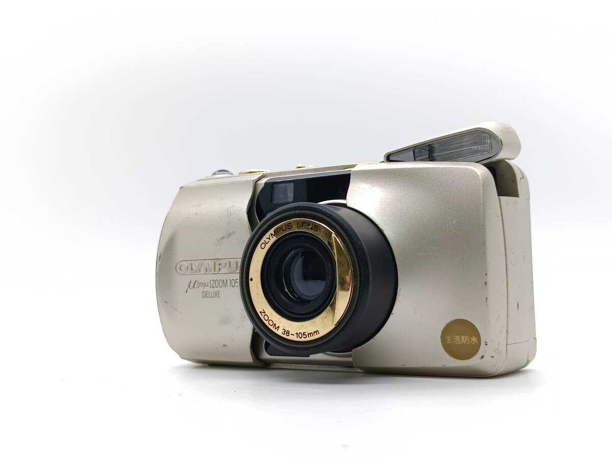 中古】OLYMPUS オリンパス μ[mju:] ZOOM 105 DELUXE コンパクト