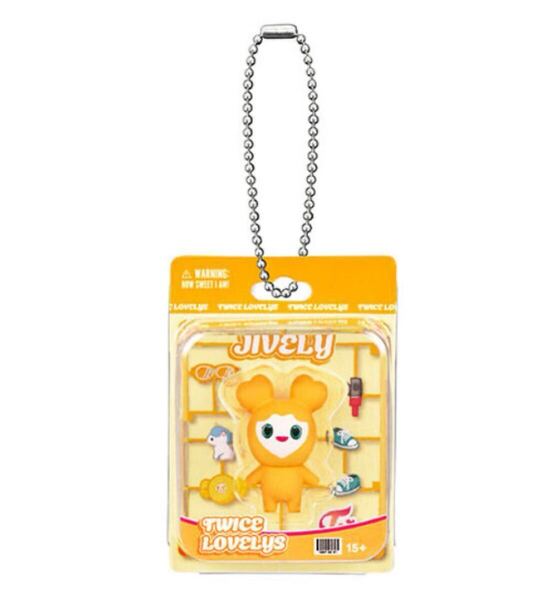 新品未開封 TWICE LOVELYS ブリスターマスコットチャーム ジヒョ ジブリー ラブリー ガチャ ガチャガチャ バンダイ