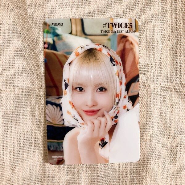 #TWICE5 モモ トレカ タワレコ 購入特典 TWICE アルバム フォトカード photocard タワーレコード 特典 クリアトレカ
