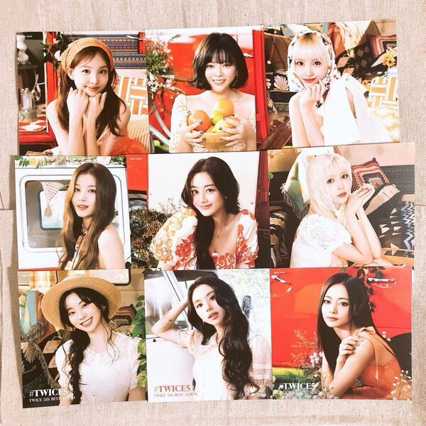 新品未開封 #TWICE5 チェンジングジャケット 9枚 初回限定盤 A TWICE アルバム 初回限定盤A ソロ ソロジャケ ソロジャケット チェンジ
