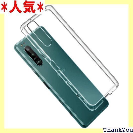 SONY Xperia 5 III ケース クリア 全 フト TPU 耐衝撃 ストラップホール付き 軽量 クリア 62