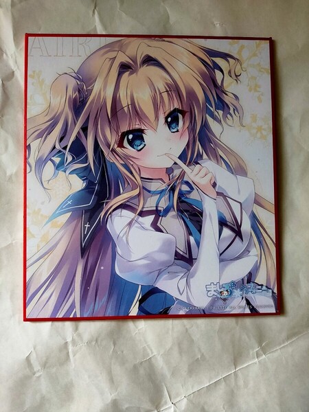 ぱれっとカフェ ミニ色紙コレクション 瀬名愛理 ましろ色シンフォニー 和泉つばす 翡翠亭