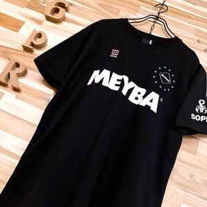 稀少【エフシーレアルブリストル】MEYBAメイバ サポーター半袖TシャツM黒×白【HFby6PR】メンズ・洋服・春夏【8W0Z】