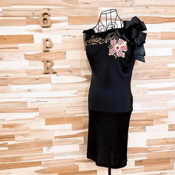 希少/未使用【ピンコ×コカコーラ】 限定コラボ ノースリーブ ワンピース S 黒【HFby6PR】レディース・洋服・春夏【5DKS】