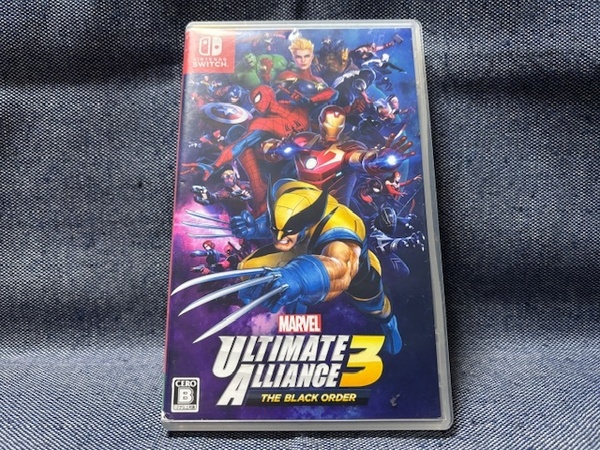 Switch☆MARVEL ULTIMATE ALLIANCE 3 The Black Order マーベルアルティメットアライアンス ザ ブラックオーダー☆中古品・即決有