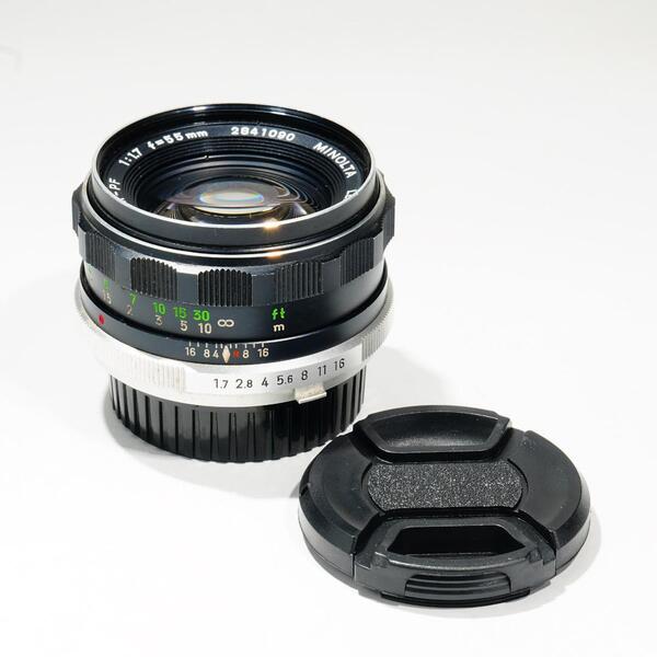 【虹ゴ】動作◎ ミノルタ MC ROKKOR-PF 55mm F1.7 090