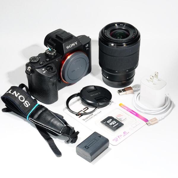 【美品】SONY 真・α7II レンズキット SDカード付 ILCE-7M2K