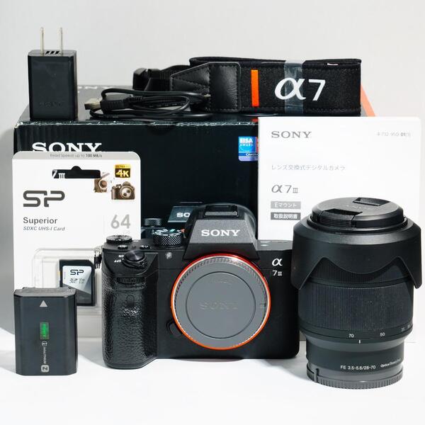 【制限解除済】SONY ミラーレス 真・α7 III ILCE-7M3K