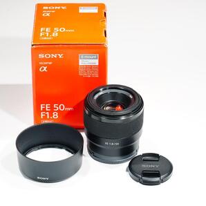 【未使用級】動作◎ SONY FE 50mm F1.8 単焦点 大きなボケ 80