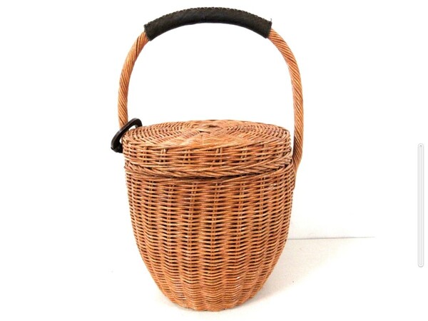 《The Bagmati/ザバグマティ》かごバッグ カゴバッグ 蓋付き ハンドバッグ