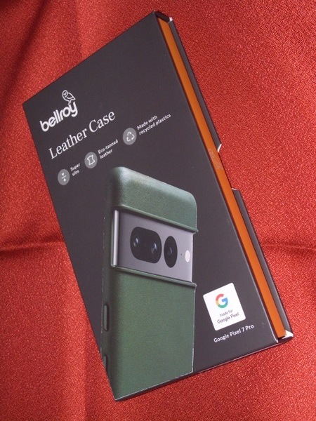 極美品◆ bellroy Leather Caseレザーケース for Google Pixel 7 Pro / Evergreen◆