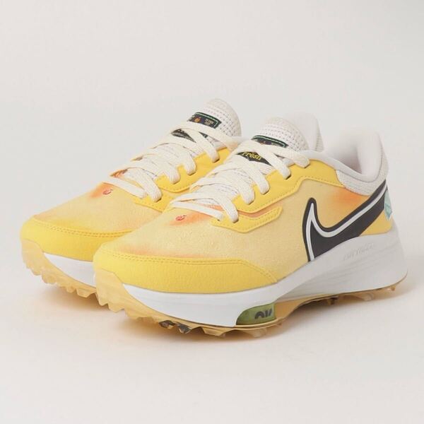限定 希少 29cm レア Nike Golf AirZoom Infinity Tour ナイキ エアズームインフィニティツアー イエロー NRG ワイド M23 ゴルフシューズ