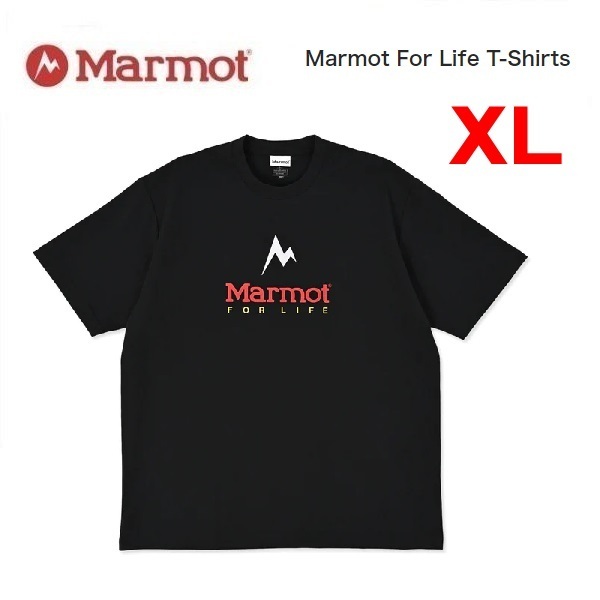 Marmot マーモット マーモットフォーライフTシャツ ブラック XL MST061 メンズ Tシャツ アウトドア