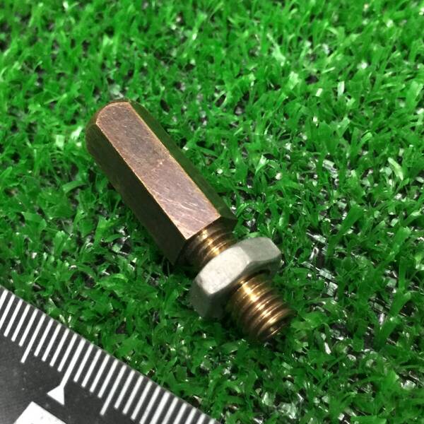 Walbro アクセルワイヤーアジャスター 20mm スロットルワイヤー調整 真鍮 刈払機 共立 ゼノア 新ダイワ ワルボロ