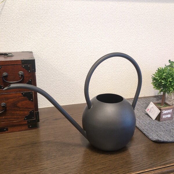 クローバー ウォーターカンS 鉄 チャコール 水差し