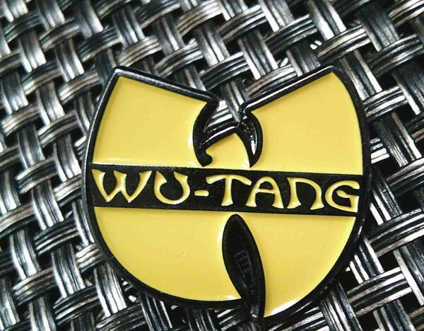 《PIN豪華DX黄黒W鷲》新品『WU-TANG ウ―タン・クランウ―タンクラン 』アメリカ ヒップホップ■US金属ピンバッジ バッチ■ファッション
