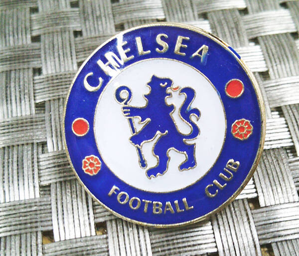 《青白円CS獅子》■ 新品■チェルシー Chelsea FC イングランド サッカー プレミアリーグ フットボール ピンバッジ■ 観戦 応援