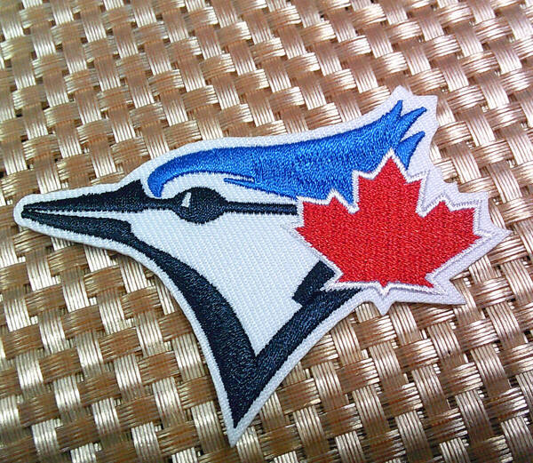 《青白鳥BJ赤楓》新品 MLB トロント・ブルージェイズ Toronto Blue Jays 野球 ベースボール 刺繍ワッペン◎アメリカ◆メジャーリーグ