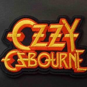 《黄赤黒OO音楽》■新品『ozzy osbourne /オジー・オズボーンバンド』 刺繍ワッペン(パッチ) ■ミュージック 音楽 楽器 仲間 ■激渋