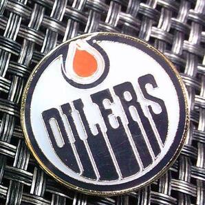 《PN白紺橙oi油》■新品 エドモントン・オイラーズEdmonton Oilers◆NHL カナダ アメリカ アイスホッケー チーム■金属ピンバッジ バッチ