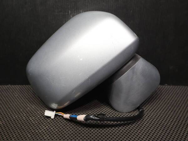 電動格納 磨きワックス済み 迅速発送 5ピン 管理C69 パレット MK21S ルークス ML21S ドアミラー 右 運転席