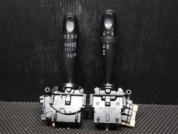 フォグ付き 迅速発送 管理C69 タント カスタム L350S L360S ワイパー レバー ウインカー レバー ライト スイッチ