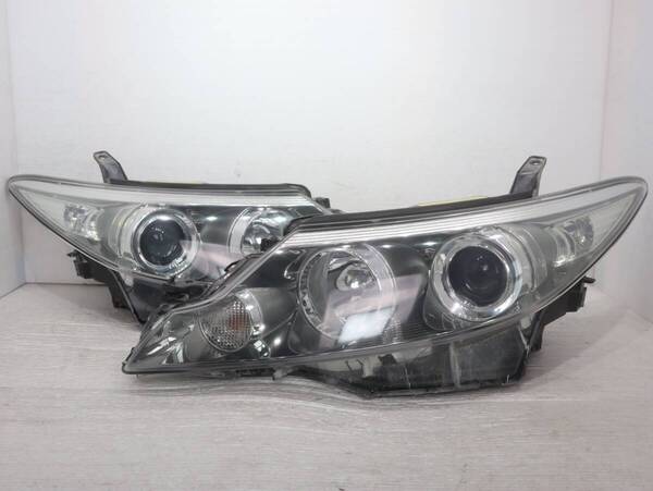 後期 キレイ HID 【コーティング済】 キセノン 迅速発送 KOITO 28-217 迅速発送 管理BR49-8 エスティマ ACR50W ACR55W ヘッドライト 左右