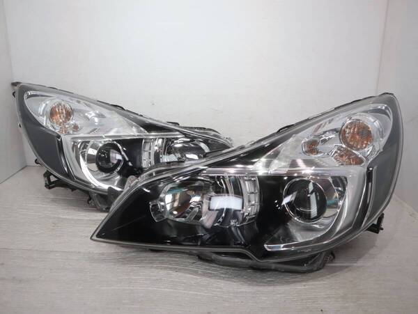 キレイ 破損無し 【コーティング済】 後期 ブラック HID キセノン 100-20061 BR52-2 レガシィ BR BM BR9 BM9 BRG BRM ヘッドライト 左右