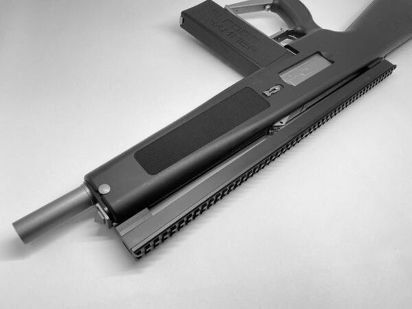 【東京マルイ対応】AA-12用 ロングトップレール|電動ショットガン 拡張パーツ ピカティニー規格 ロングレール トップレール