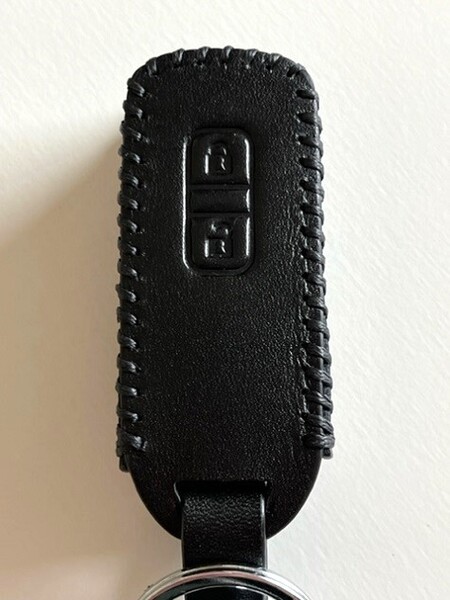 牛革ジャストフィット N-ONE スマートキーケース 黒色 1
